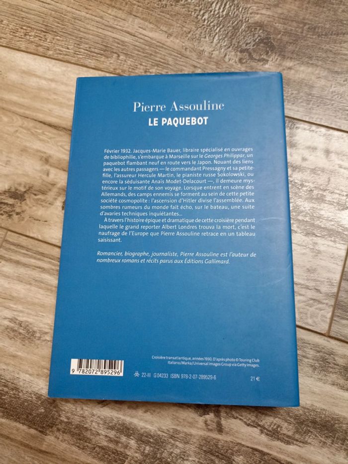 Livre le paquebot Pierre assouline - photo numéro 2
