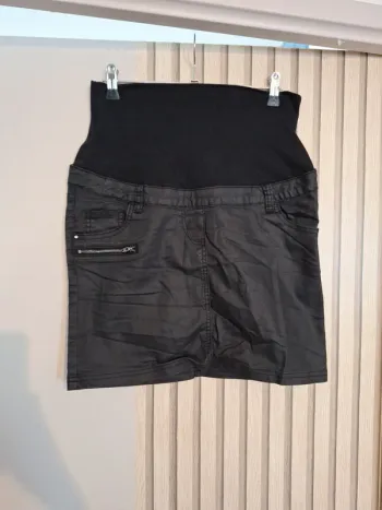 Mini jupe grossesse t36 simili cuir #F36S-304