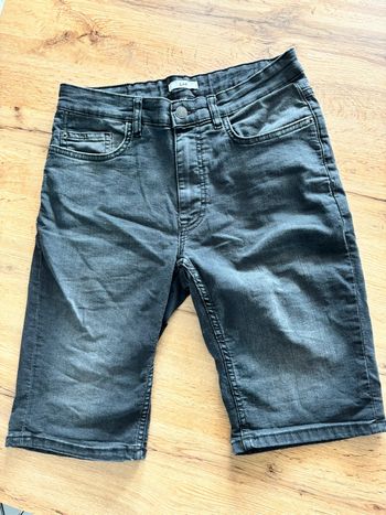 Short jeans gris foncé LH homme taille 38
