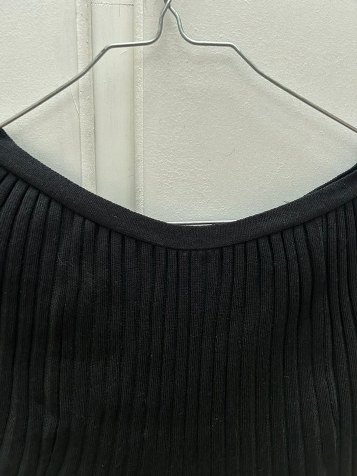 Robe cusual noir taille S - effet tricot - photo numéro 2