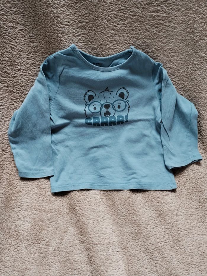 Tee-shirt manches longues 24 mois
