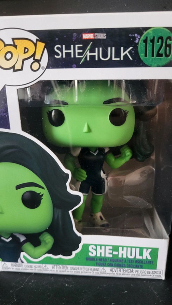 Pop neuve she hulk 1126 marvel