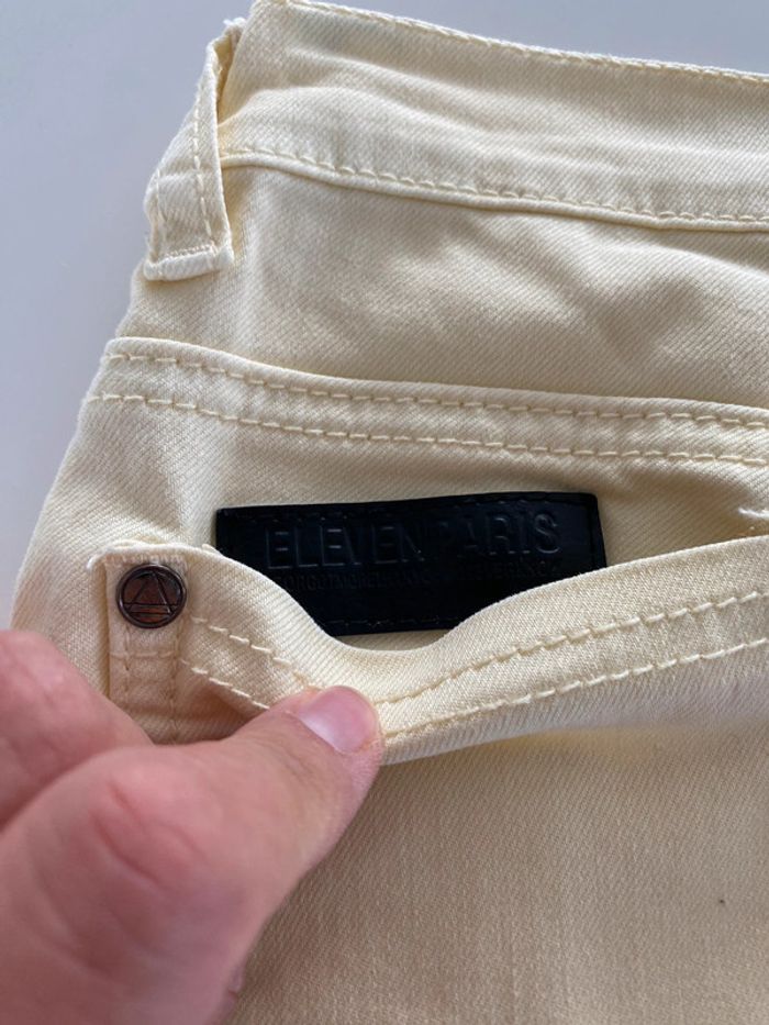 Jean jaune ElevenParis 10 ans - photo numéro 7