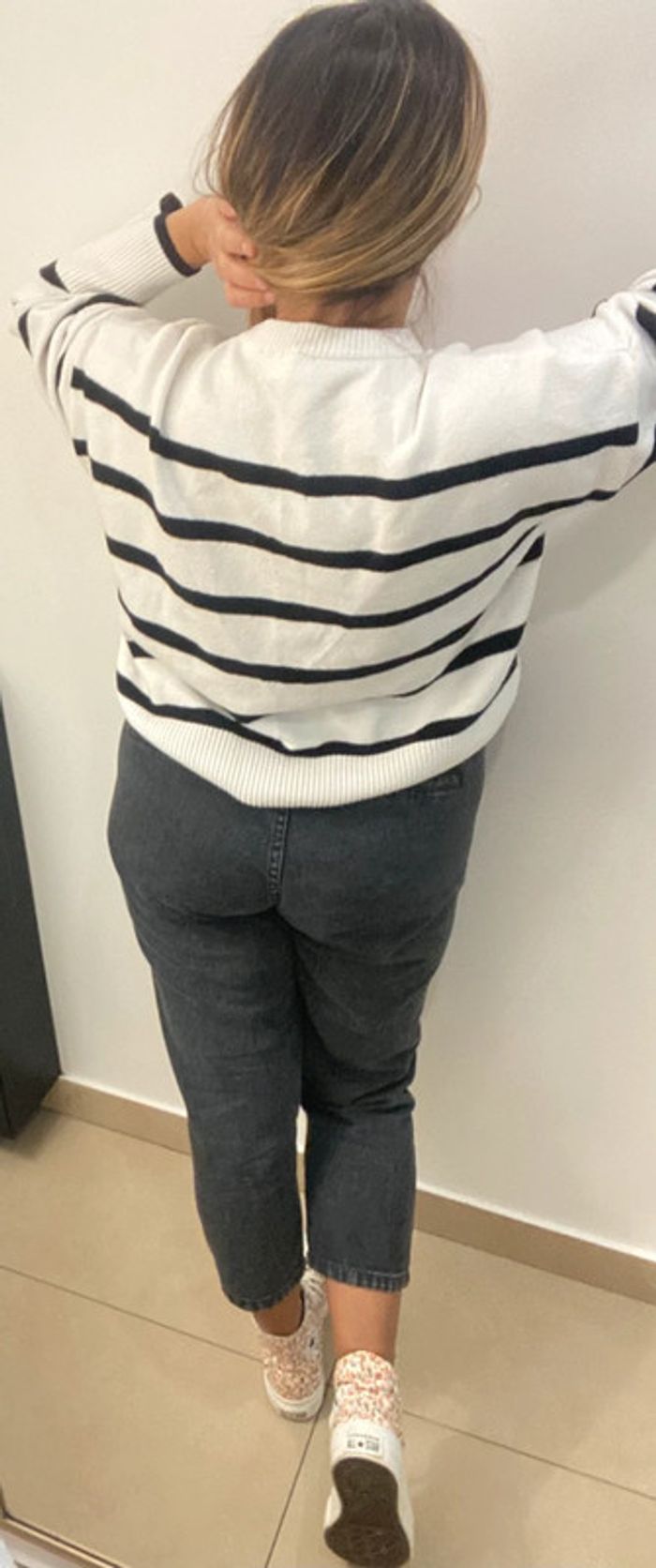 Superbe Pull Rayé Taille M - photo numéro 9