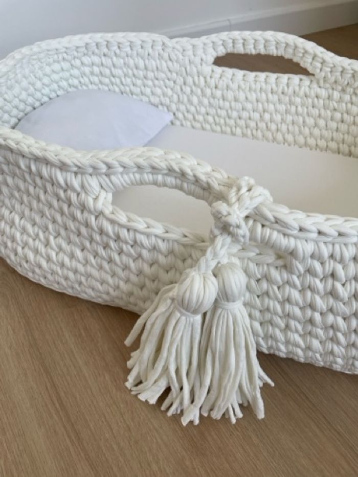 Berceau Couffin en tricot - photo numéro 2