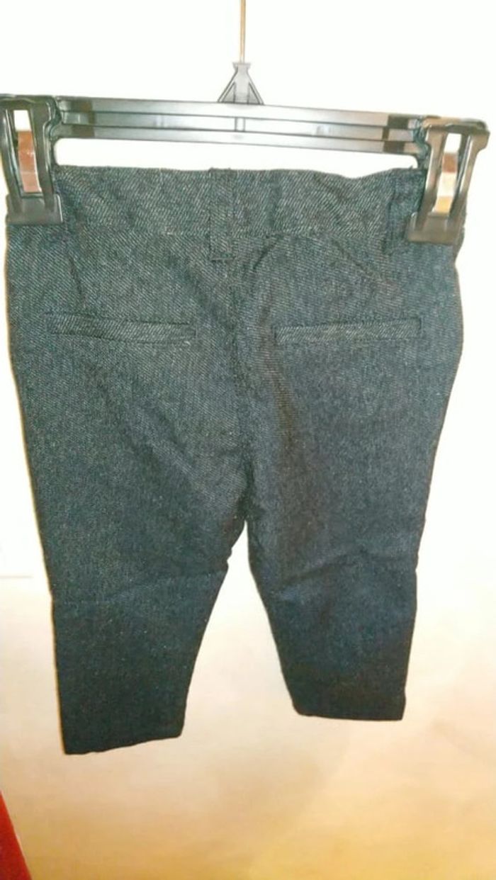 Joli pantalon habillé coupe droite Lulu Castagnette taille 18 mois - photo numéro 8
