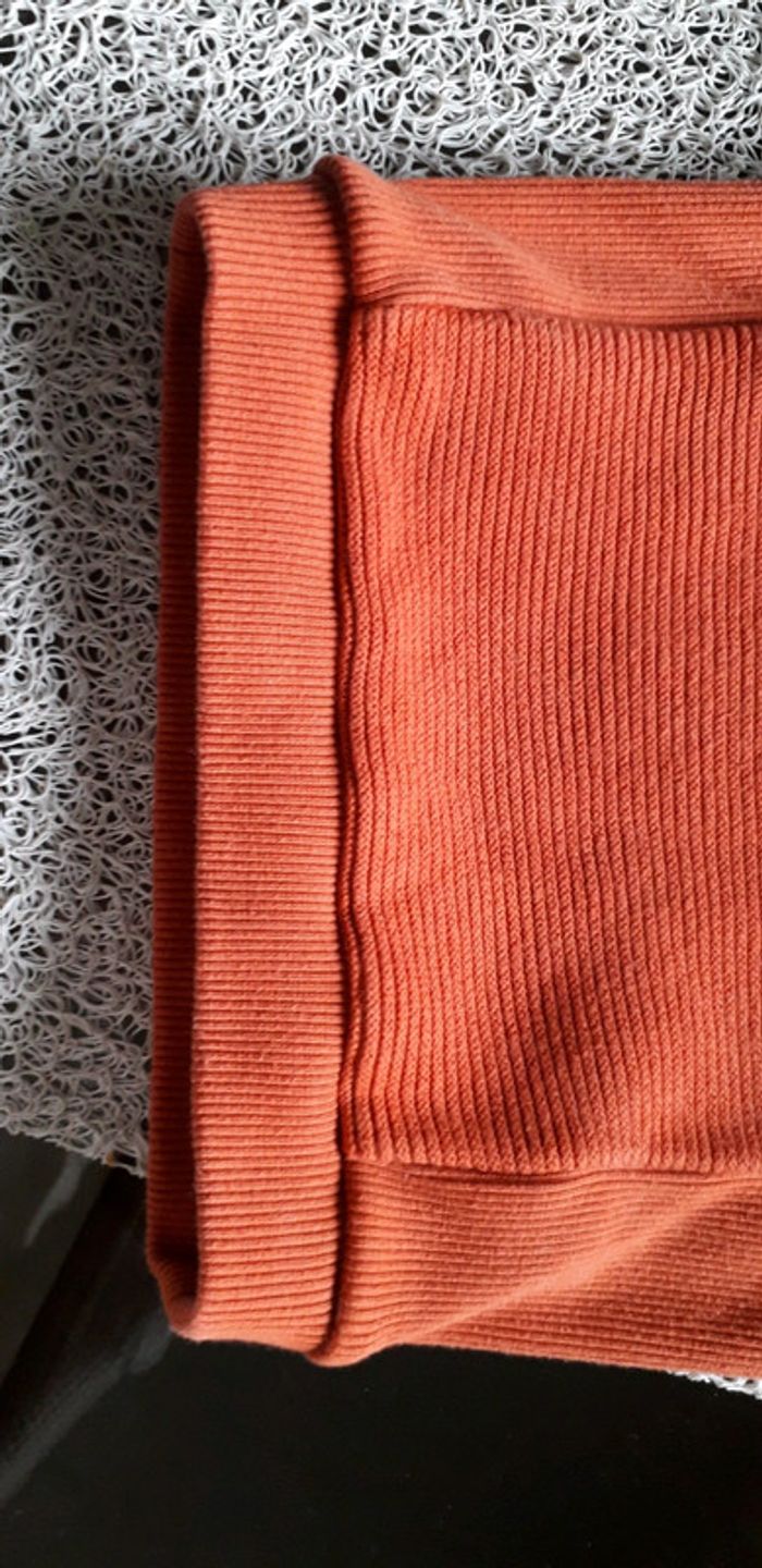 Pull couleur rouille 12 mois - photo numéro 4