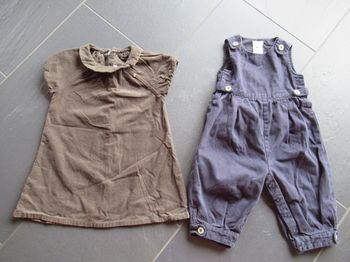 Robe Kiabi Kitchoun 18 mois + don d'une salopette Jacadi
