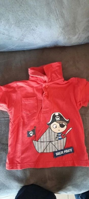 Polo manches courtes 6 mois