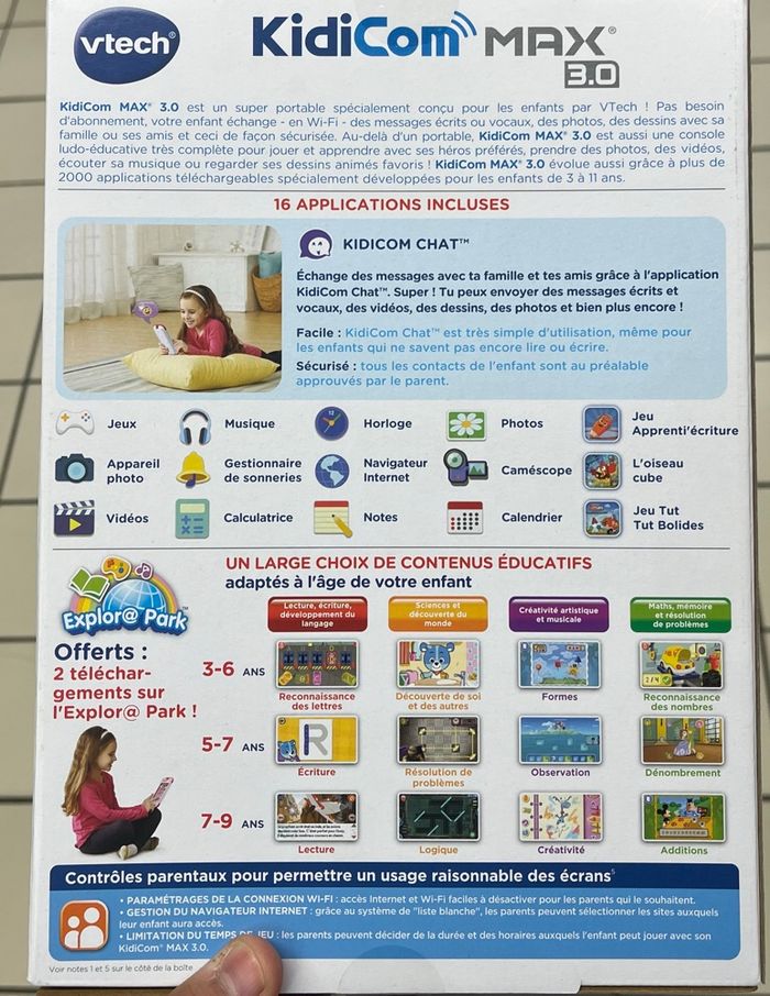 Tablette numérique Kidicom Max 3.0 - photo numéro 3