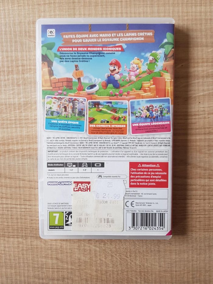 Jeu Mario + Lapins cretins - photo numéro 2