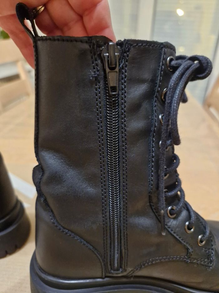 Bottines en cuir Zara - photo numéro 5
