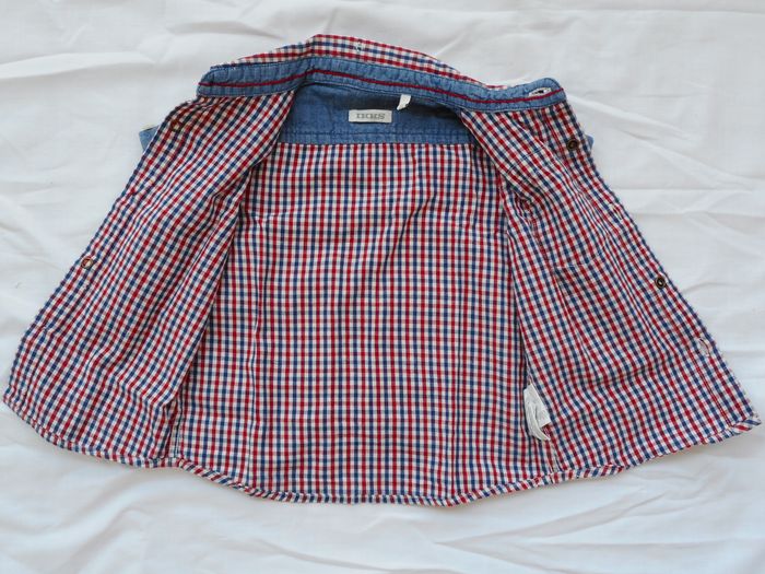 Chemise Manches courtes à carreaux - IKKS - 12 mois - photo numéro 7