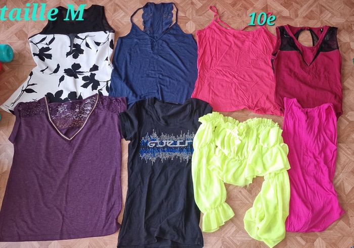 Lot 6maillot 2bodie taille m