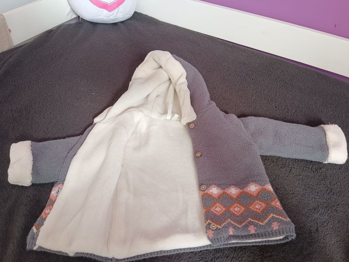 Manteau à capuche bébé fille (le lot de 2) - photo numéro 2