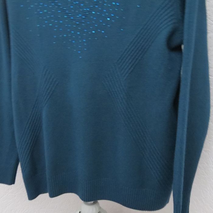 ✨ Pull élégant bleu canard – Linda Collection (Taille M/L) ✨ - photo numéro 6