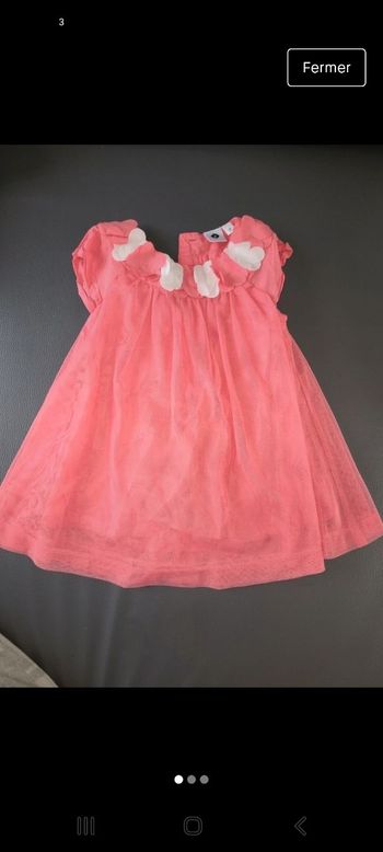 Robe voile ete fille 3 mois