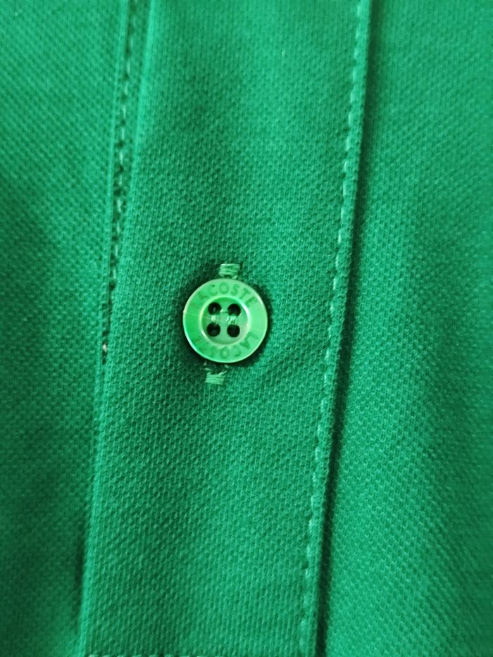 Polo Lacoste vert ✅ - photo numéro 4