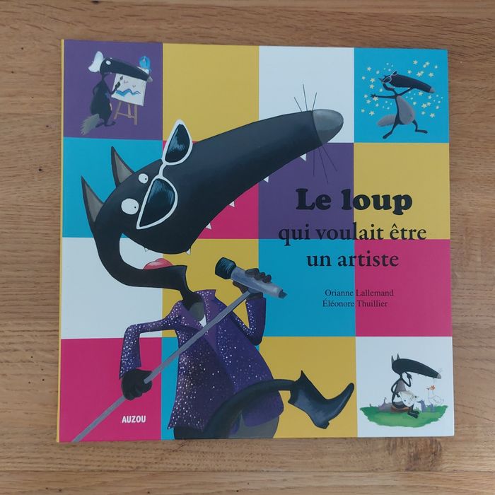 Le loup qui voulait être un artiste - mes p'tits albums - Auzou