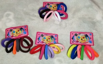 4 lots de 6 élastiques cheveux