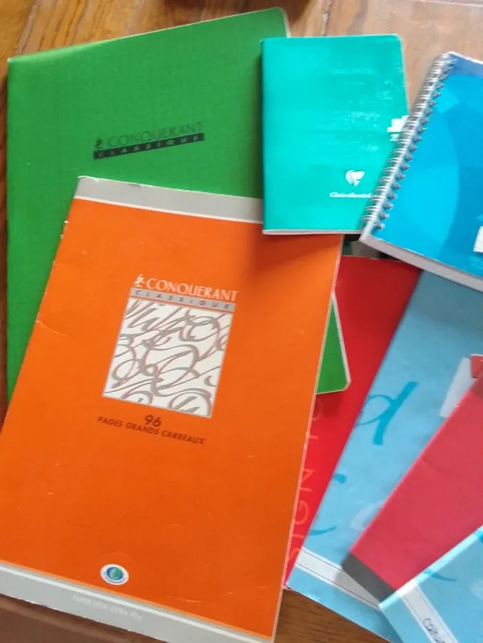 Gros lot cahier scolaire - photo numéro 2