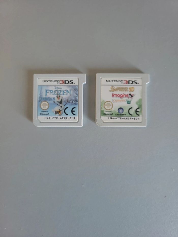 lot 2 jeux 3ds reine des neiges et imagine fashion