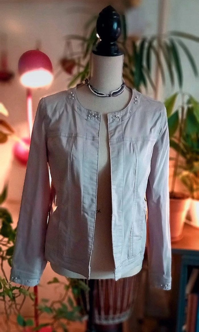 🩷Jolie veste style jean taille 38 Armand Thiery🩷