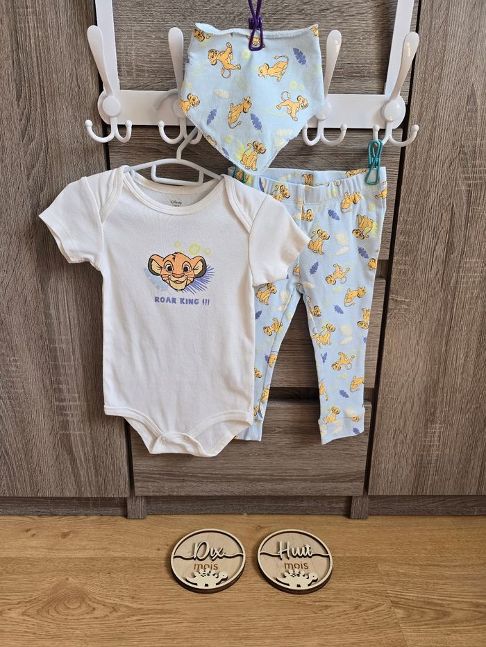 Vêtement Bébé Mixte - Ensemble Simba - Disney - 18 mois 77/82 cm