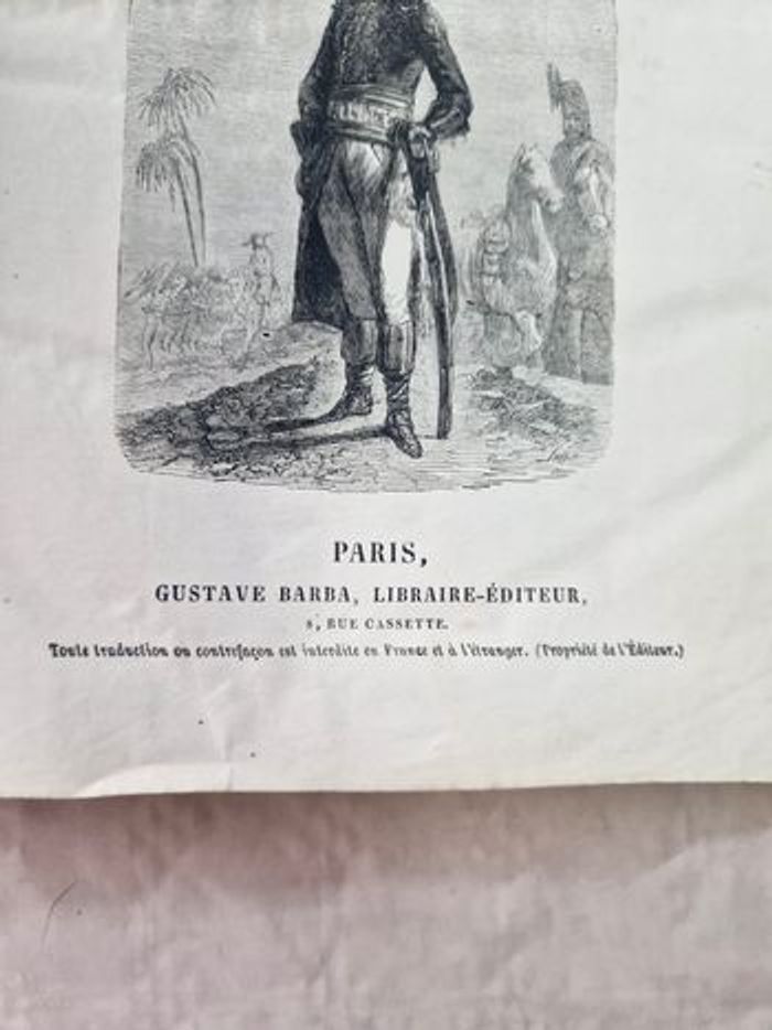 Livre ancien  , Mémorial de Sainte Helene  , Las Cases ,  librairie éditeur Gustave barba  ,  1844 - photo numéro 8