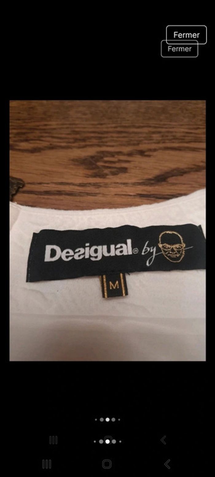 Robe blanche Desigual eur M en parfait état - photo numéro 14