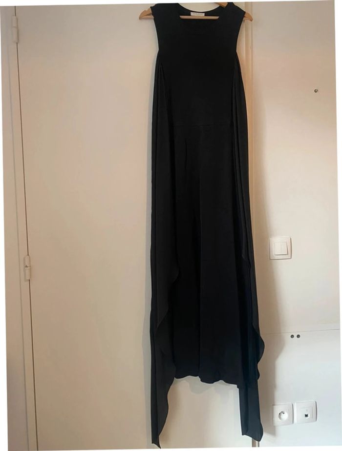 Robe de soirée longue noire Sandro taille 38 - photo numéro 2