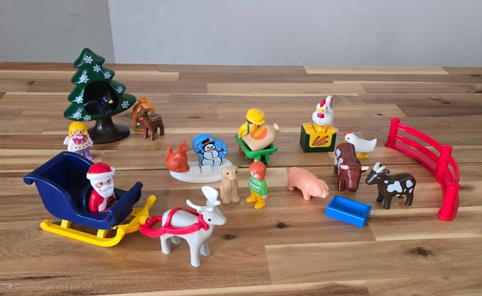 Lot playmobil 123 thème Noël 🎅 🤶