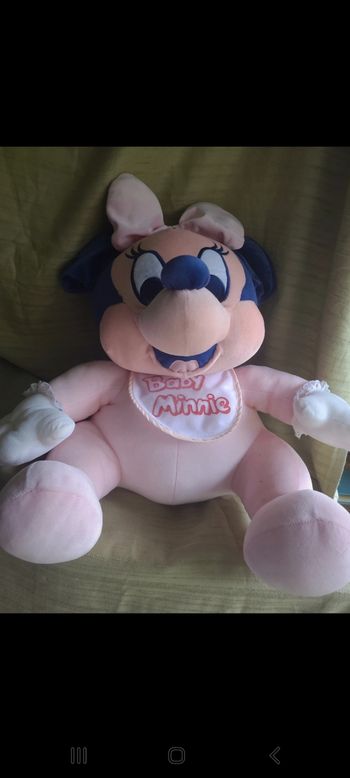 Peluche minnie baby et mickey