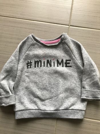 Pull chaud minnie gris