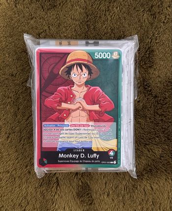 Deck de démonstration OnePiece, Monkey.D.Luffy (OP01-003)