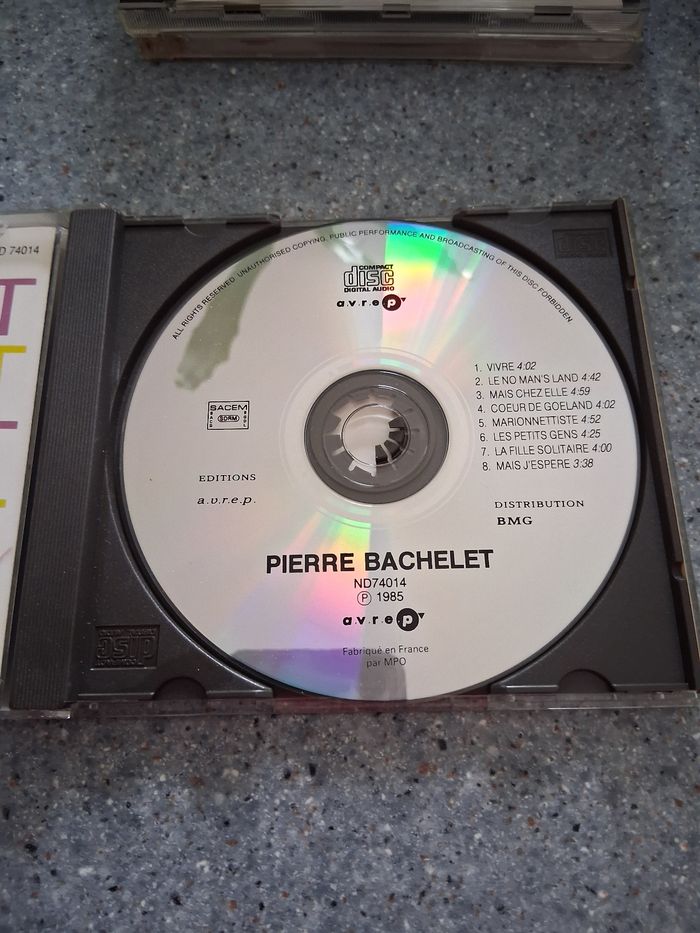 Bachelier " marionnettiste" album cd - photo numéro 3