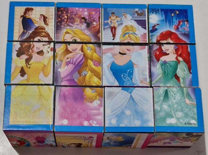 Puzzles cubes Disney Princess - 12 pièces - photo numéro 5