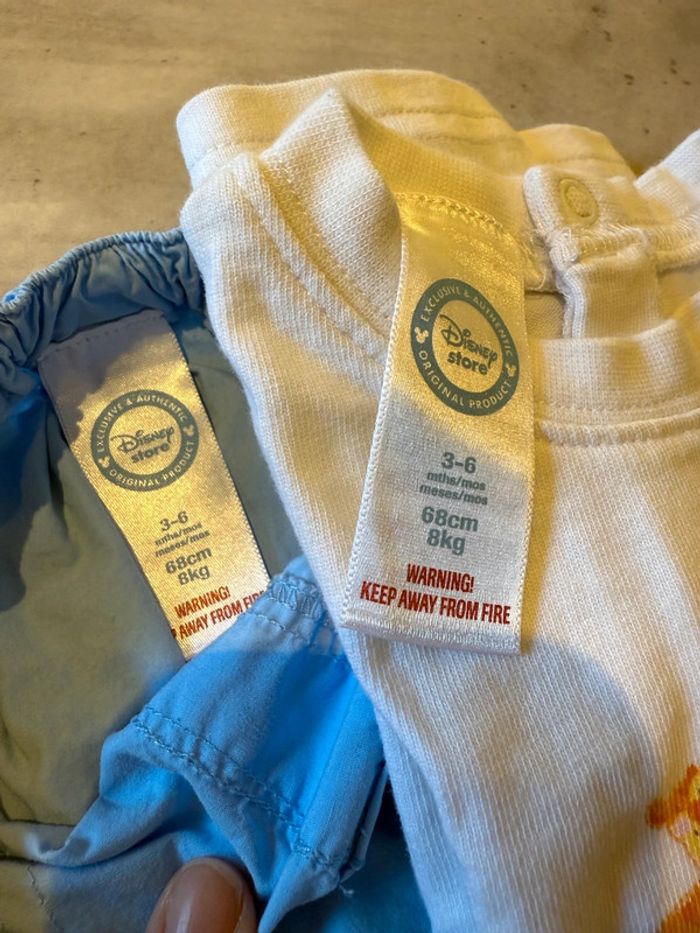 Ensemble t-shirt et pantalon bébé Winnie l’ourson Disney 3/6 mois - photo numéro 5