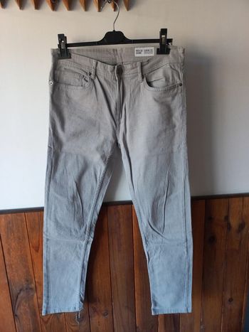 Jeans gris W32/L30 skinny