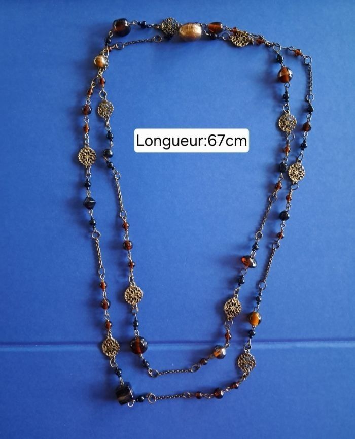 Collier fantaisie long NEUF pour femme - photo numéro 2