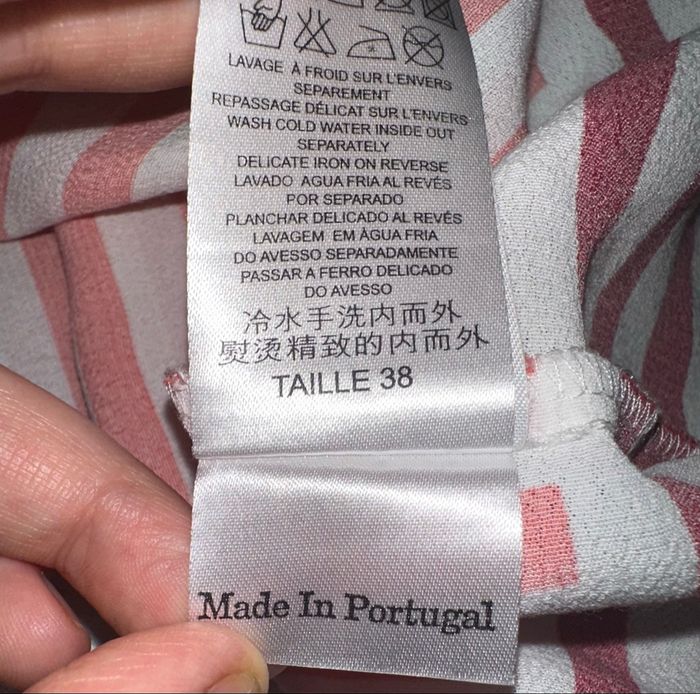 Blouse à rayures multicolore Cop Copine T38 M - photo numéro 5