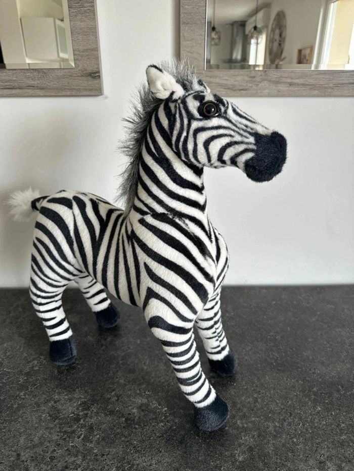 Peluche zèbre neuve - photo numéro 2