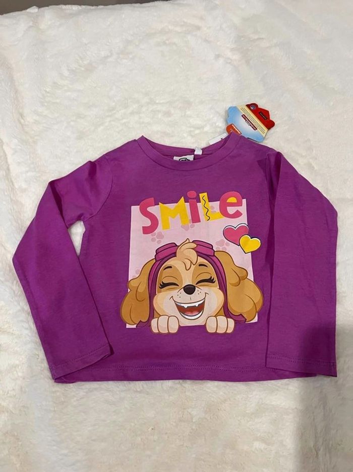 Tee shirt manche longue pat patrouille