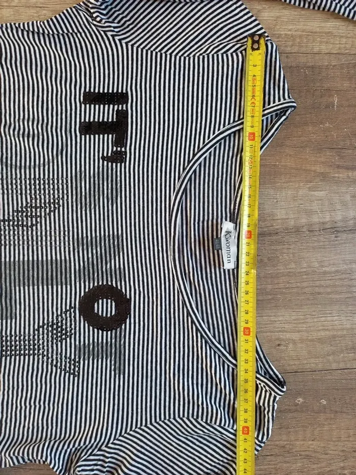 Haut rayé femme T46/48 - photo numéro 9