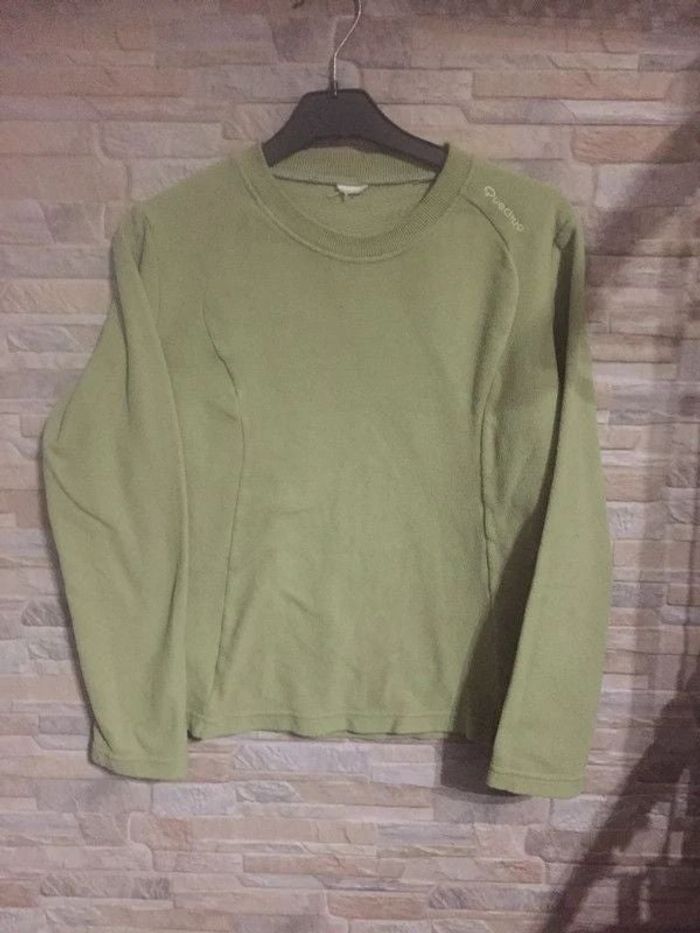 Sweat polaire vert Quechua 36-S