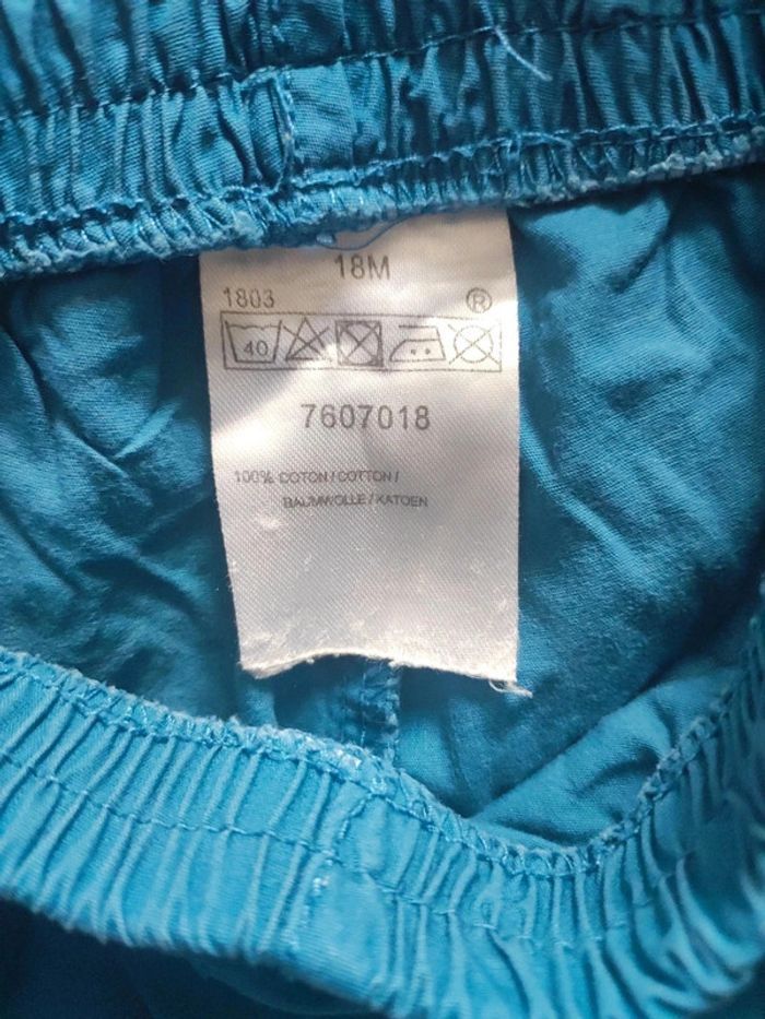 Short bleu poche - photo numéro 4