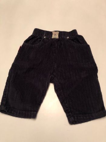 Pantalon bébé velours large 3M
