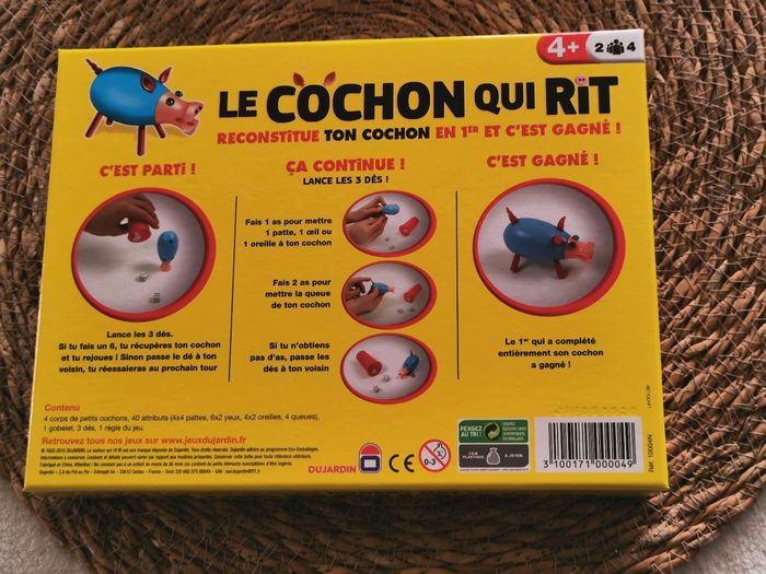 Le cochon qui rit, 2 boîtes réunies donc 6 joueurs, complet et comme neuf - photo numéro 6
