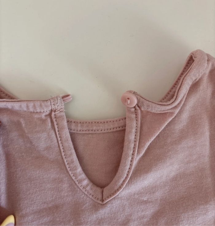 Haut rose pâle bébé fille - photo numéro 5