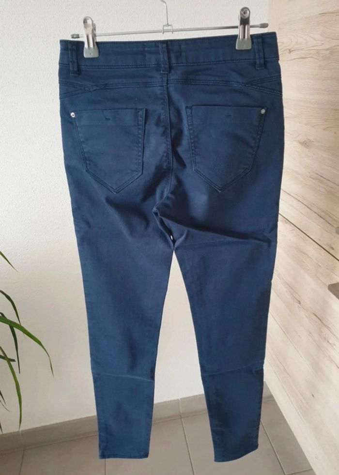 Pantalon skinny bleu marine - photo numéro 2